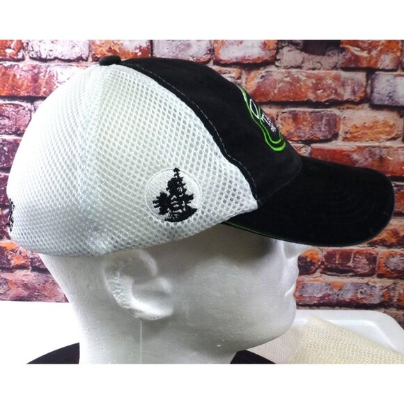 Tahoe Pro Fishing Black & White Trucker Hat With Mesh Back & Embroidered Design - Picture 2 of 6